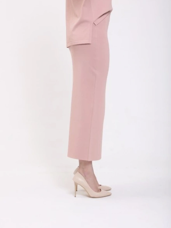 İNVEE 5685 Somon Triko Etek