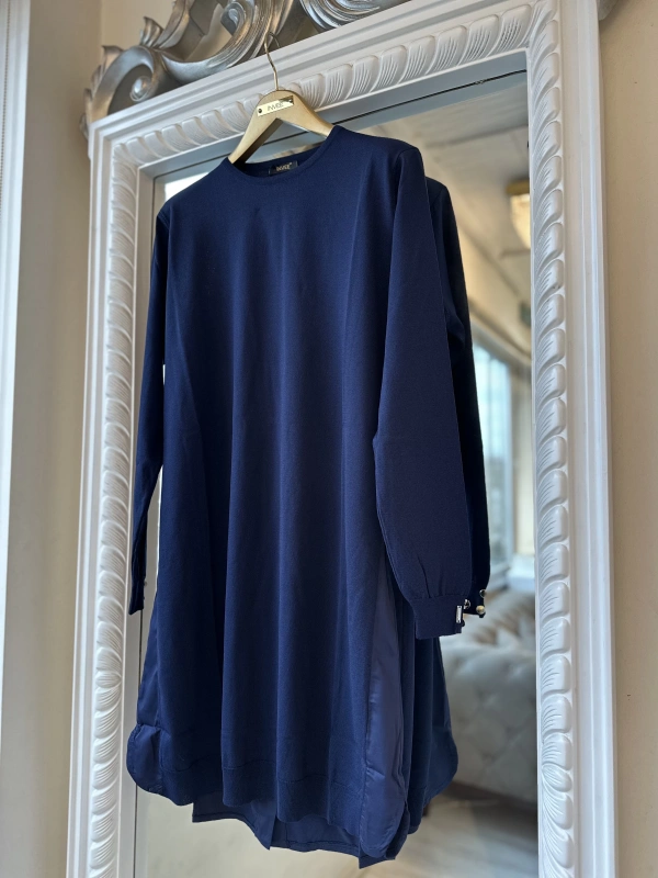 INVEE 5860 Lacivert Triko Tunik