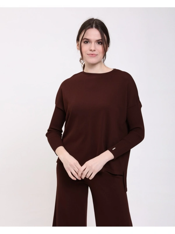 İNVEE 5879 Kahverengi Tunik