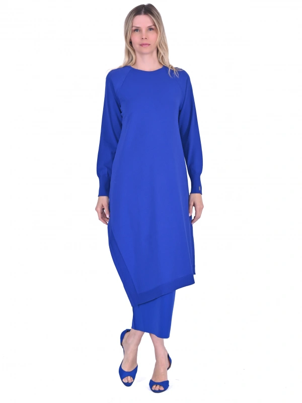 İNVEE 6001 Yanı Yırtmaçlı Sax Tunik