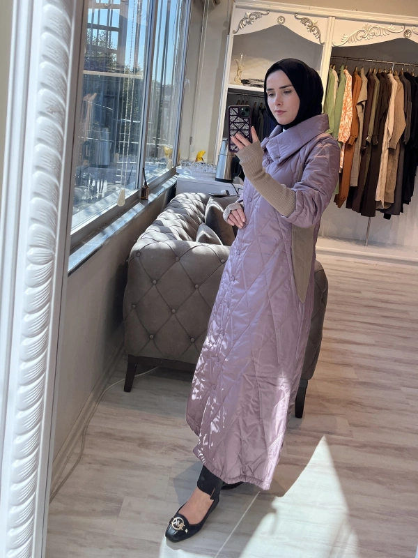 İNVEE 6378 Gül Kurusu Mont