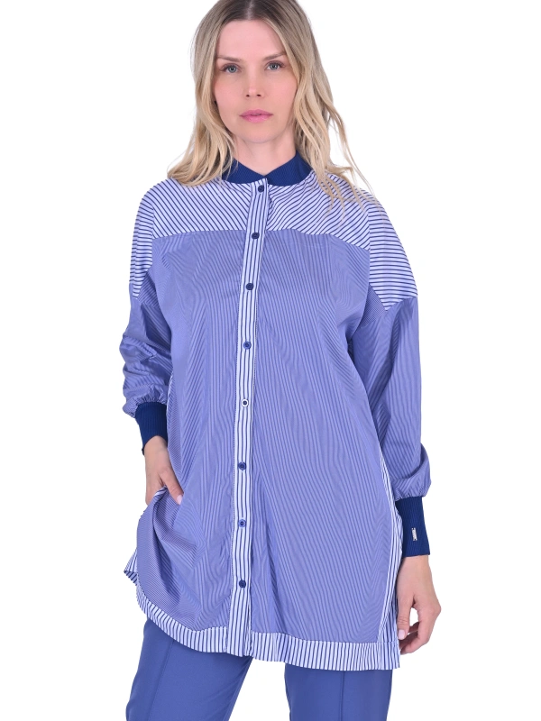 İNVEE 6652 Lacivert Gömlek