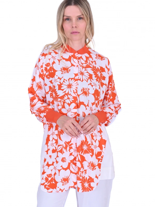 İNVEE 6674 Çiçekli Gömlek