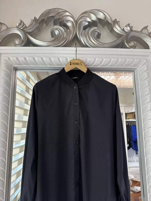 İNVEE 6674 Siyah Gömlek