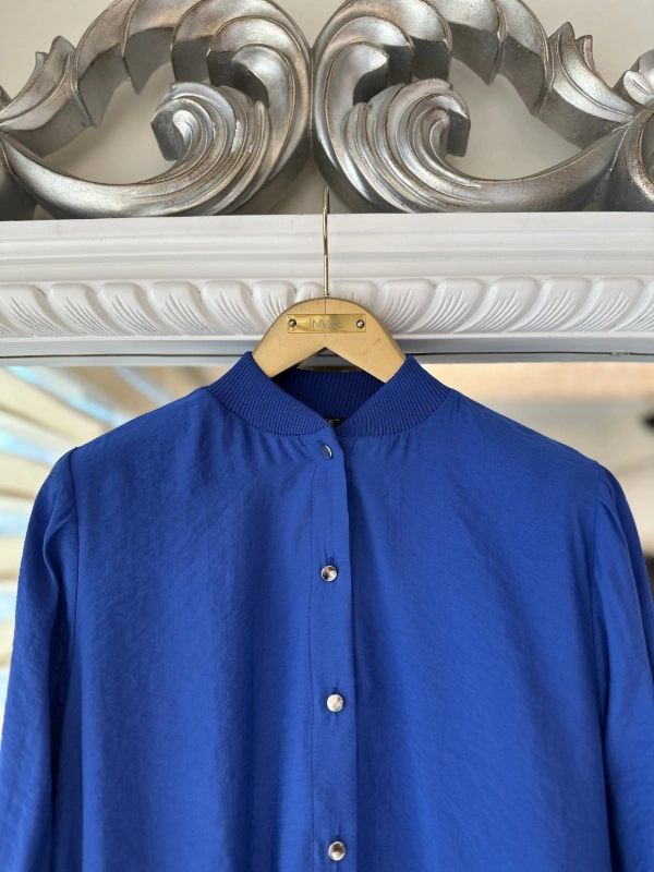 İNVEE 6674M Modal Gömlek - Sax