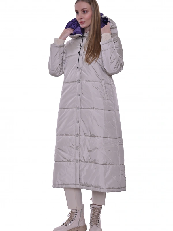 İNVEE 6681 Şişme Mont - Bej