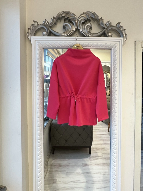 İNVEE 6690 Fuşya Scuba Tunik