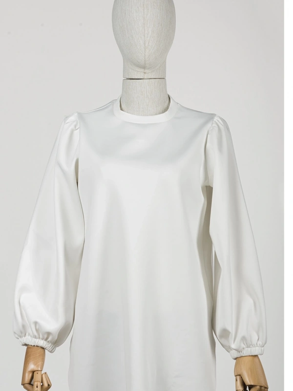 İNVEE 6745 Ekru Scuba Tunik