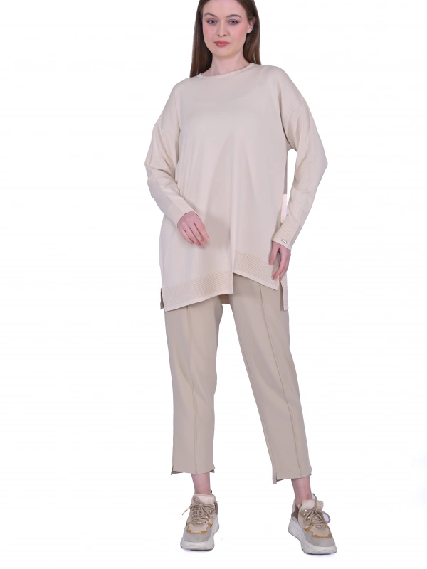 İNVEE Vanilya Triko Tunik