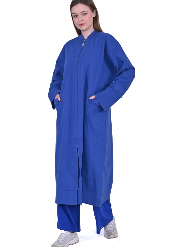 İNVEE 6855 İndigo Pamuklu Kap (Elde Yıkama)