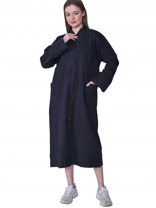 İNVEE 6855 Siyah Pamuklu Kap (Elde Yıkama)