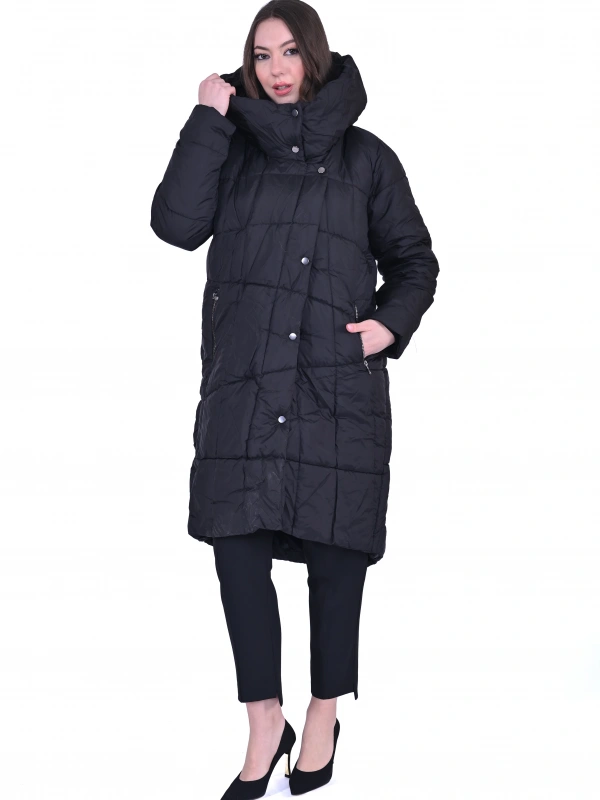 İNVEE 6864 Siyah Şişme Mont