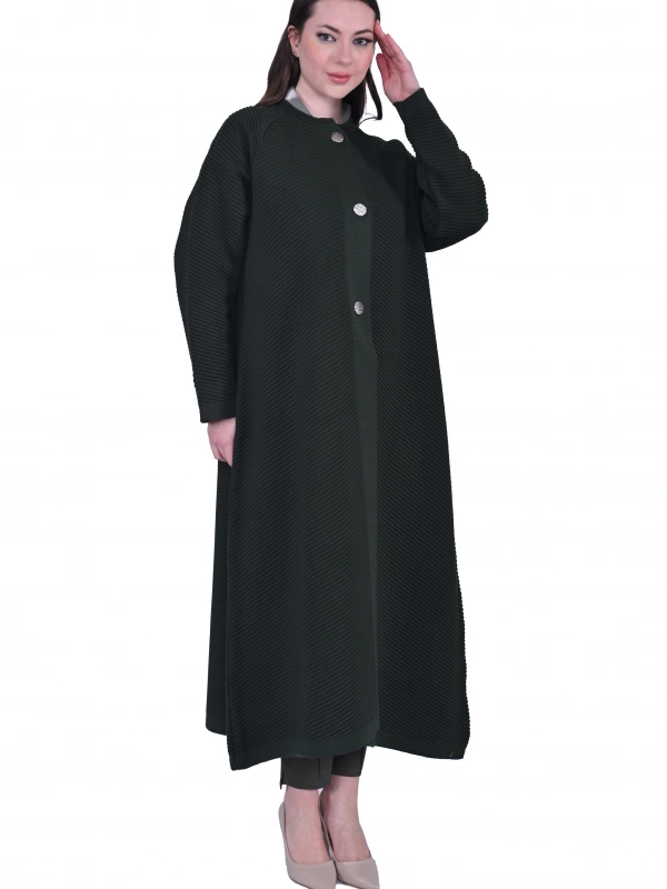 İNVEE 6866 Yün Karışımlı Yeşil Kap