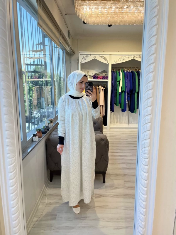 İNVEE 6885 Saten Elbise