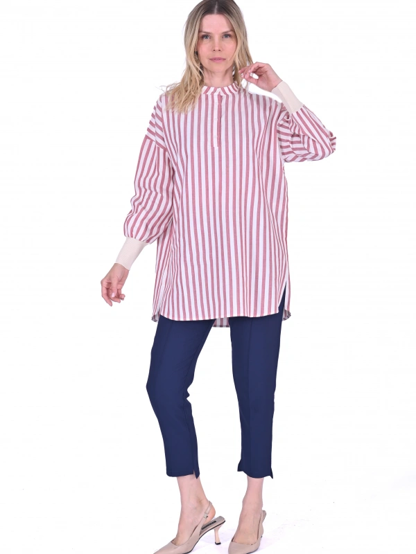 İNVEE 6893 Çizgili Gömlek