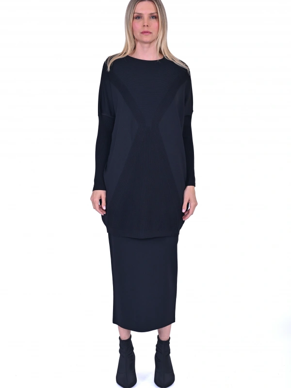 İNVEE 6923 Siyah Tunik