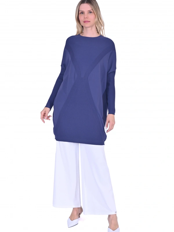 İNVEE 6923 İndigo Tunik