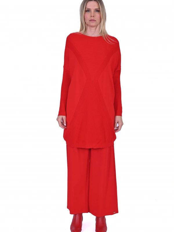 İNVEE 6923 Kırmızı Tunik