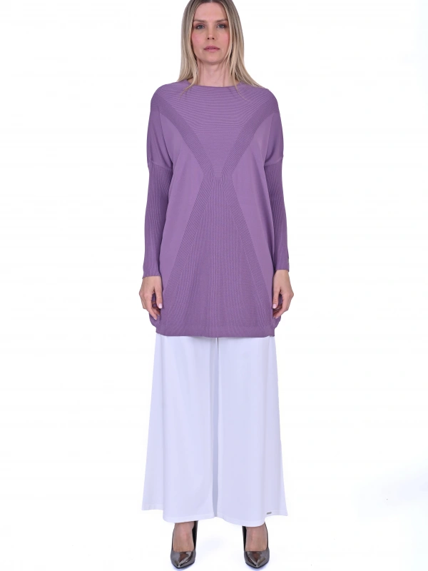 İNVEE 6923 Lila Tunik