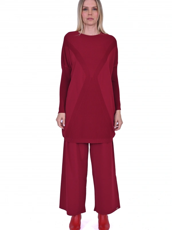 İNVEE 6923 Tunik Bordo