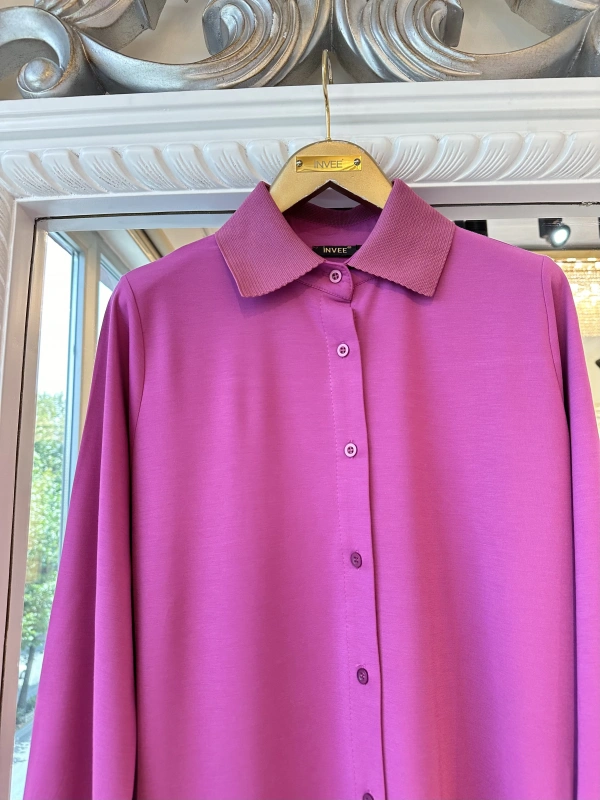 İNVEE 6926 Vişne Tunik