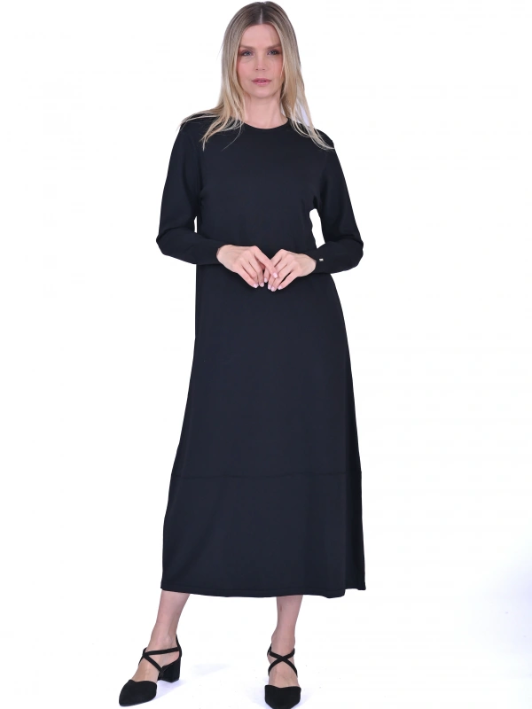 İNVEE Siyah Triko Elbise