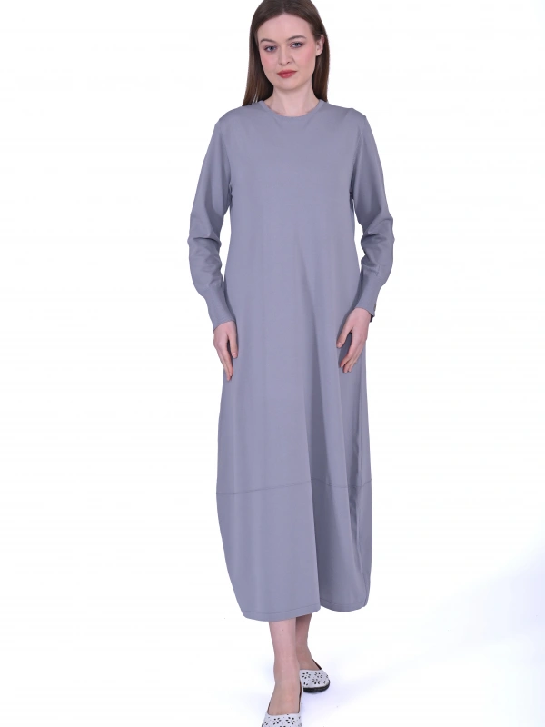 İNVEE Gri Triko Elbise