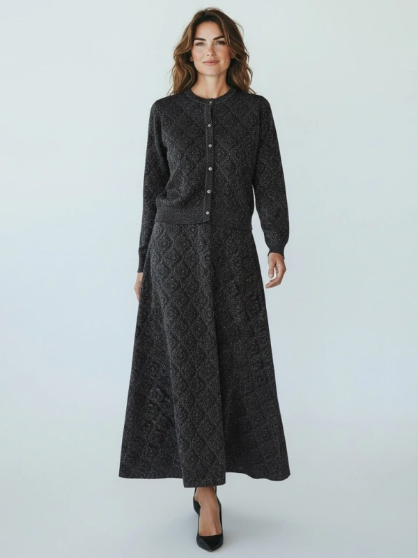 İNVEE 6951 Yün Karışımlı Triko Takım