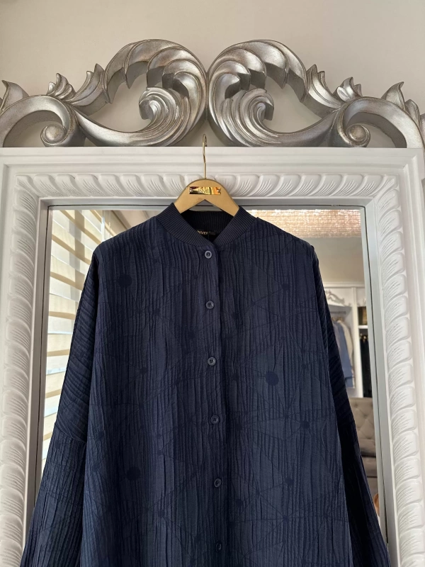 İNVEE 6982 Lacivert Modal Tunik