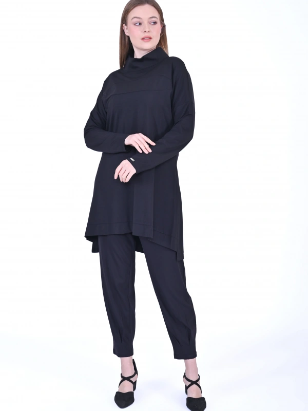 İNVEE 7022 Modal Takım - Siyah