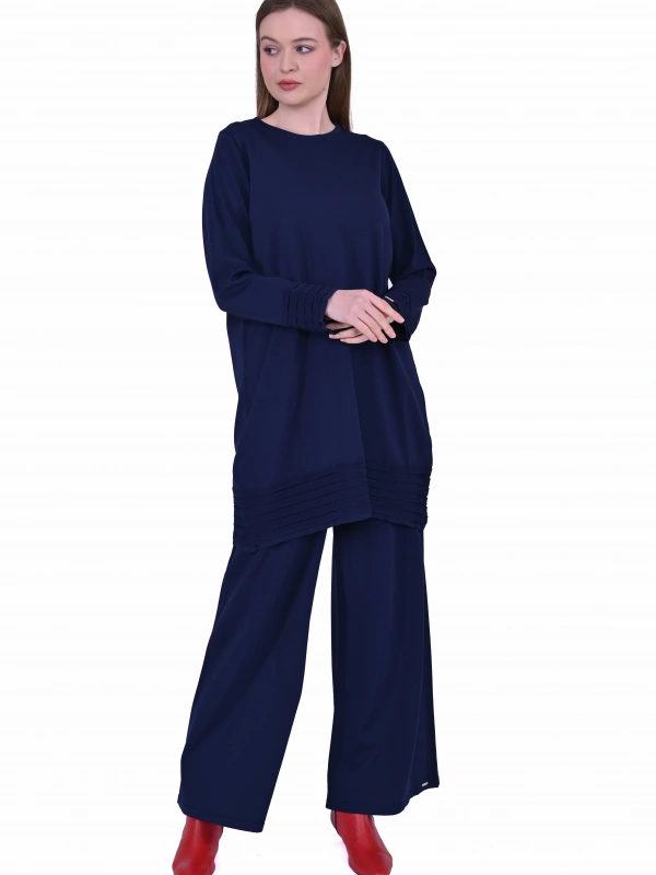 İNVEE 7025 Lacivert Triko Tunik