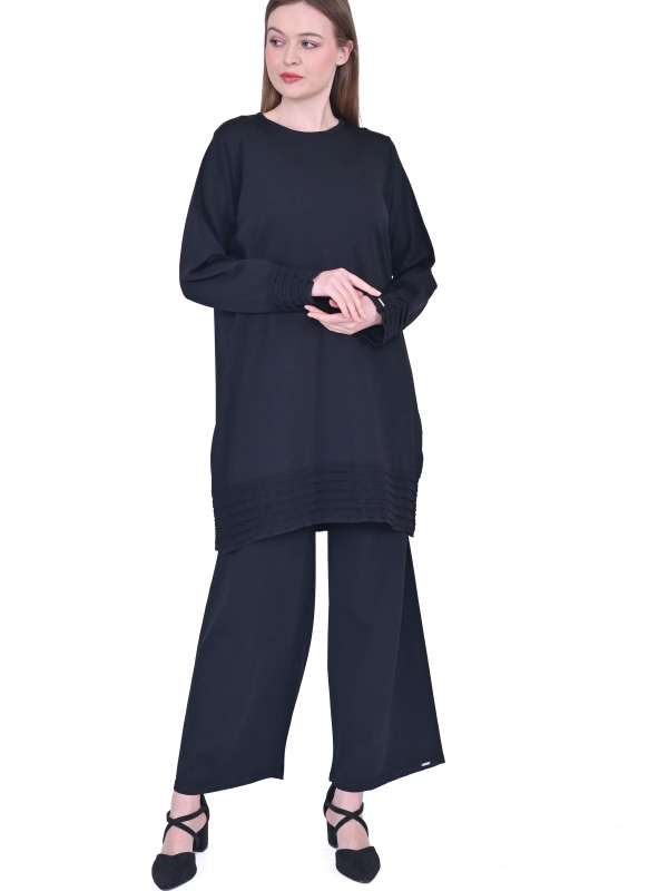İNVEE 7025 Siyah Triko Tunik