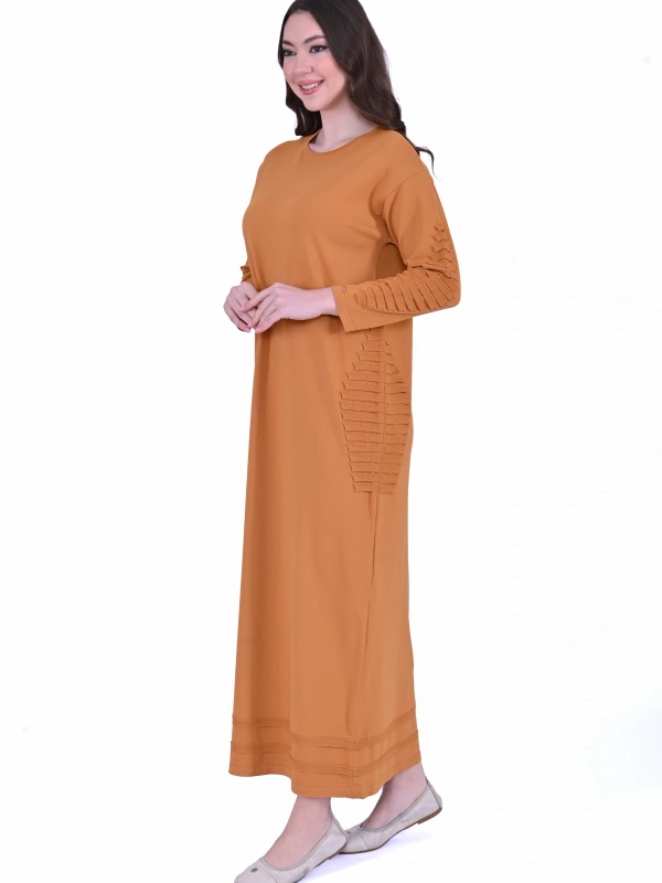 İNVEE 7060 Koral Triko Elbise