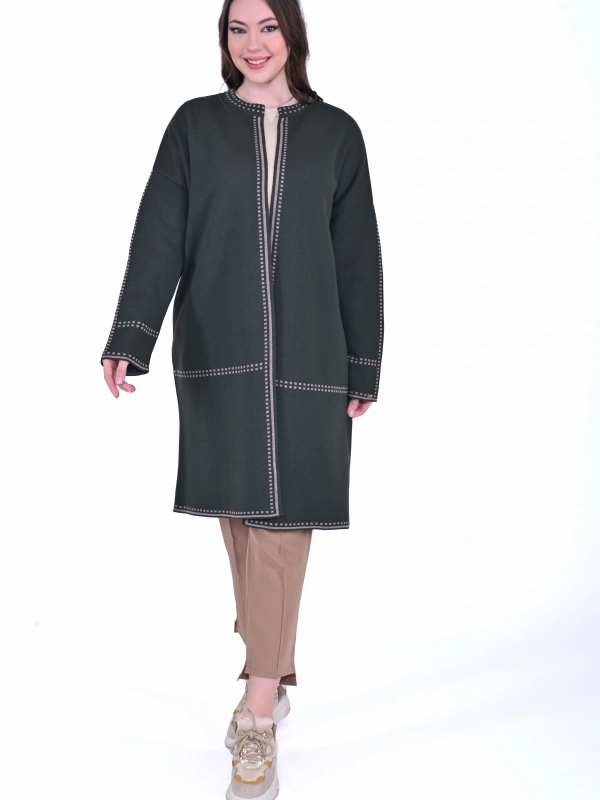 İNVEE 7076 Yün Karışımlı Nefti Hırka