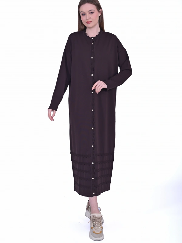 İNVEE Triko Hırka - Kahve