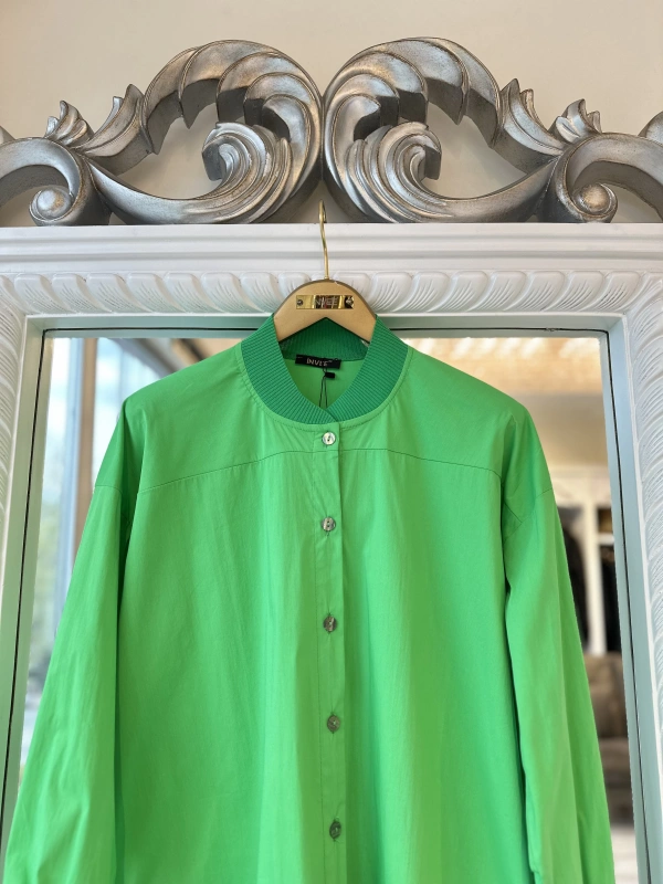 İNVEE 7103 Gömlek - Yeşil