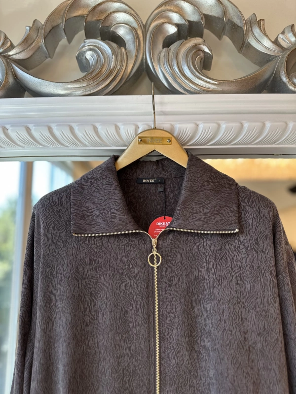 İNVEE 7135 Modal Takım - Kahverengi