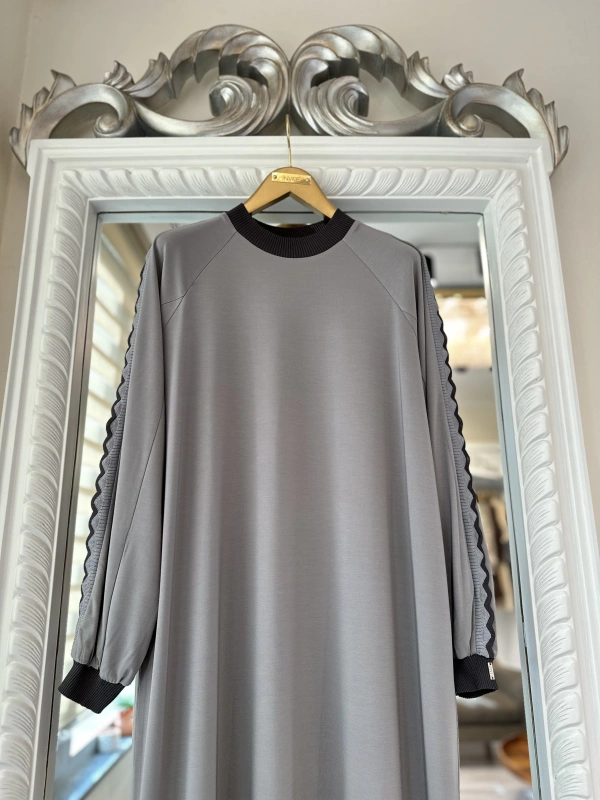 İNVEE 7901 Antrasit Elbise