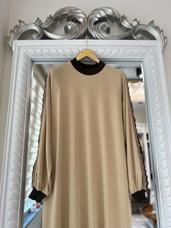 İNVEE 7901 Camel Elbise