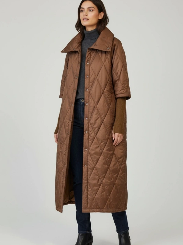 İNVEE Brownie Kapitone Mont