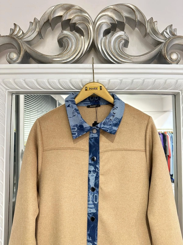 İNVEE Kaşe Pardesü - Camel