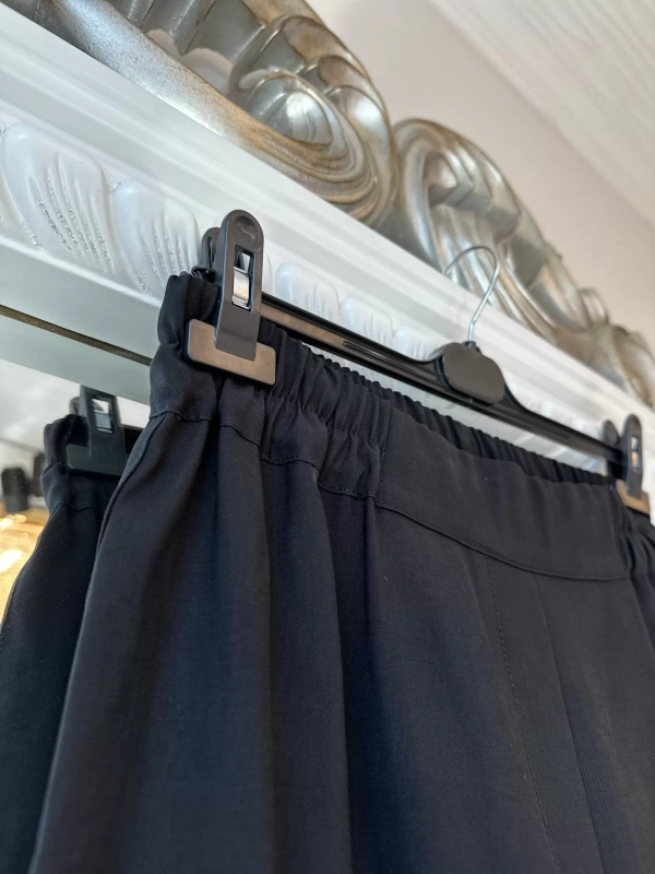 Sentez Kanguru Kanvas Pantolon - Siyah