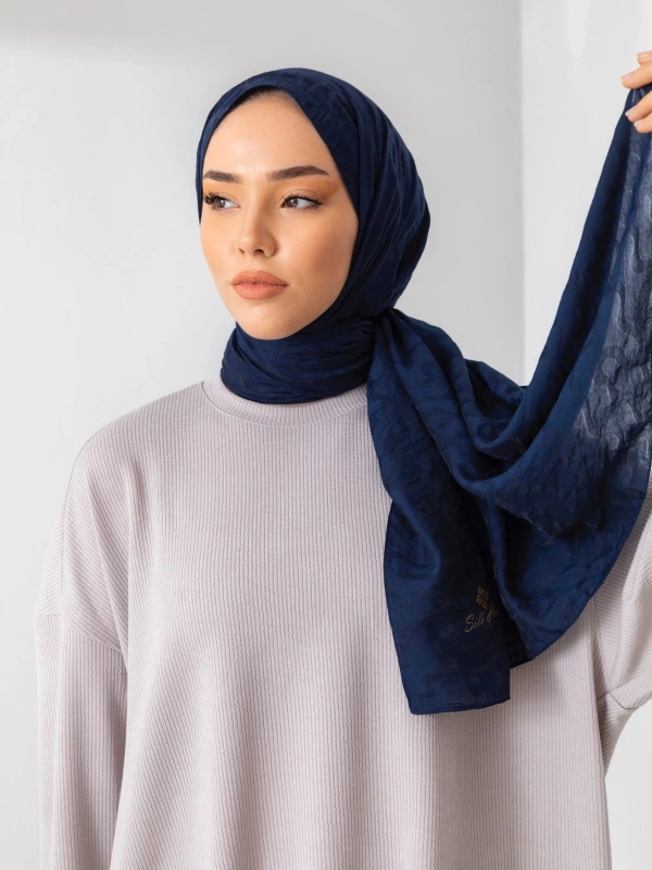 Silk Home Olinda Şal - Lacivert