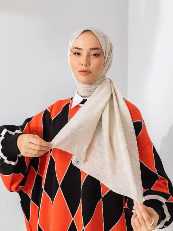 Silk Home Olinda Şal - Ekru