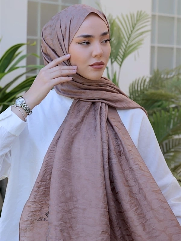 Silk Home Olinda Şal - Vizon