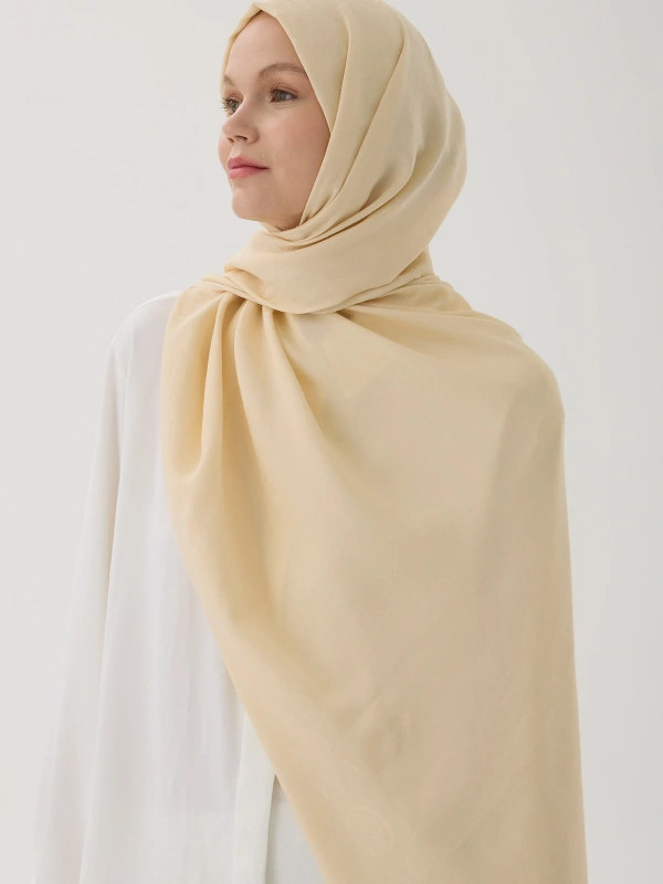 Valentino Orlandi VO Logo Şal - Yağ Sarısı