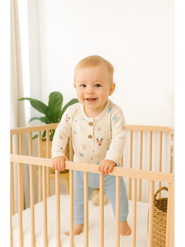 %100 Pamuk 2li Takım - Mavi