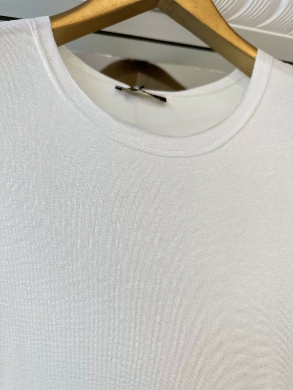 İNVEE Eteği Fırfır Detaylı İç Elbise - Ekru