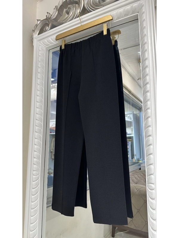 İNVEE 6650 Siyah Triko Pantolon