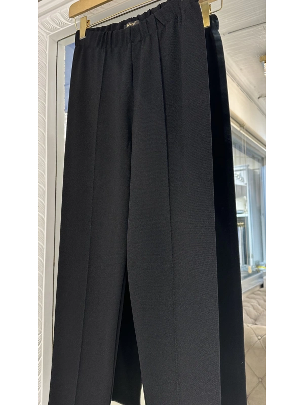 İNVEE 6650 Siyah Triko Pantolon